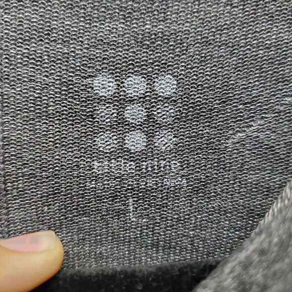 Title Nine Top Womens Size Small Gray Pullover Sweatshirt Athletic Hoodie - Picture 2 of 9